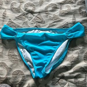 Blue Victoria’s Secret bathing suit bottoms